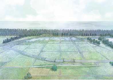 水辺の広場の画像