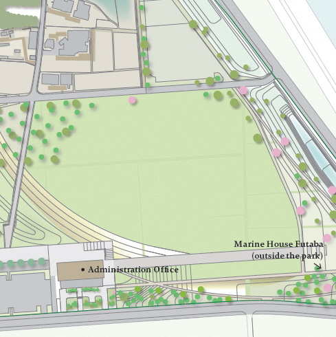 多功能广场周边区域地图