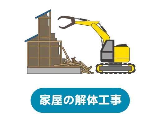 家屋の解体工事