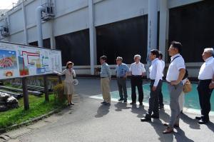 九州電力(株)八丁原発電所を調査する企画環境委員会