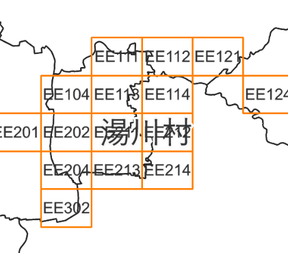 指定道路図（湯川村）
