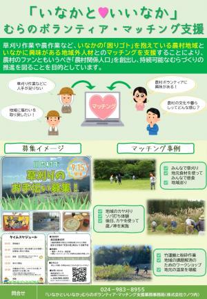 いなかといいなかチラシ