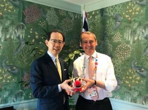 2025年大阪・関西万博 英国パビリオン視察写真1