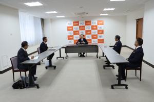 ライオンズクラブ国際協会332－Ｄ地区ガバナー表敬訪問写真2