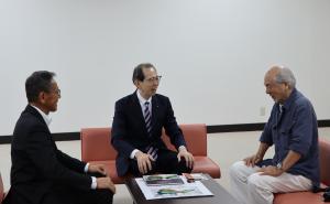 水中写真家・中村征夫氏表敬訪問写真1