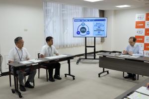 育休取得予定の職員との意見交換