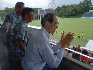 全国高等学校総合体育大会サッカー競技大会男子準決勝写真1