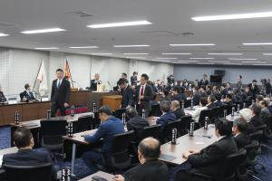 議長選挙の写真