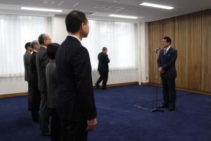 議長訓示の写真