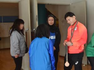 日本代表との交流