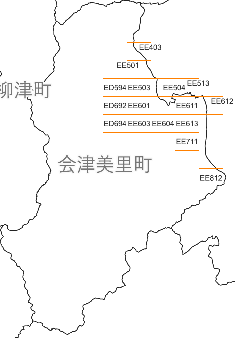 指定道路図（会津美里町）