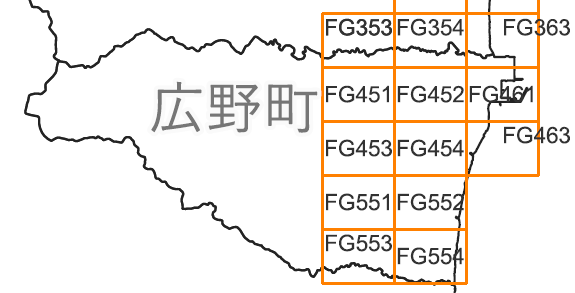 指定道路図（広野町）