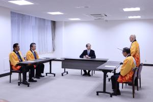 「米・食味分析鑑定コンクール国際大会in須賀川岩瀬」実行委員会表敬訪問写真1