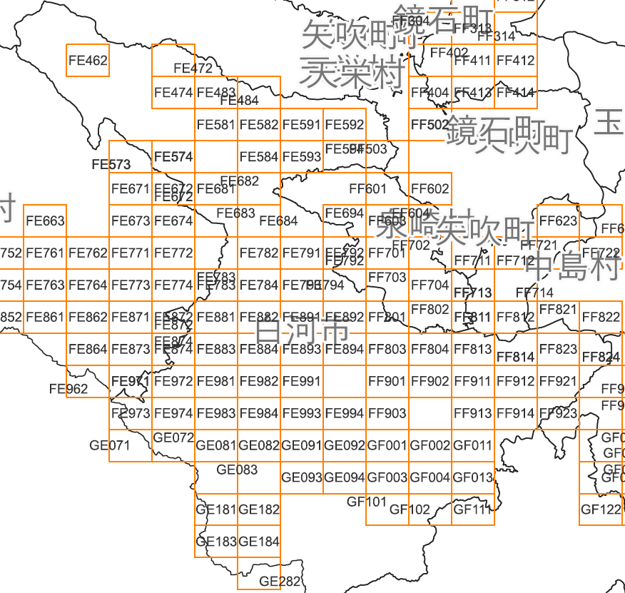 指定道路図(白河市)