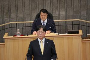 追加代表質問（佐藤徹哉議員）の写真