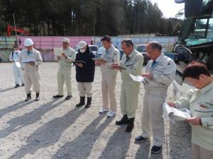 土木委員会の現地調査の写真