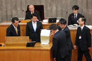 議長選挙(開票)