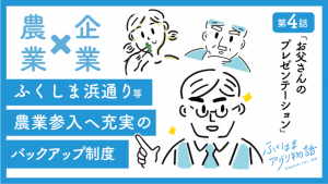 第4話「お父さんの社内プレゼンテーション」充実のバックアップ制度紹介