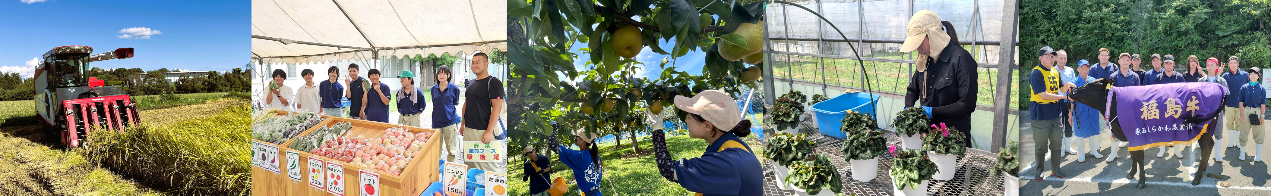 各学科の実習風景